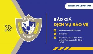 Báo giá dịch vụ bảo vệ Báo giá dịch vụ bảo vệ