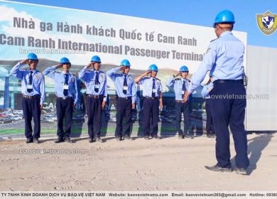 Triển khai bảo vệ mục tiêu dự án xây dựng sân bay Cam Ranh