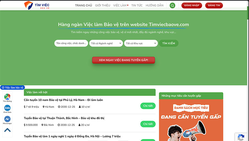 Web timviecbaove.com tim-viec-bao-ve