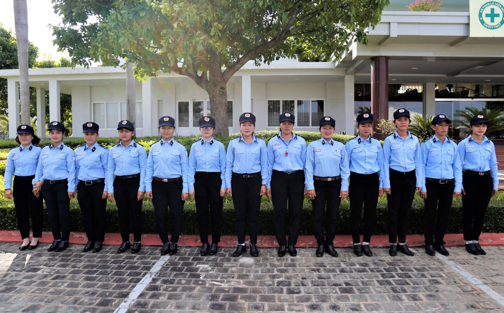 Những “bông hồng thép” bảo vệ cho KCN THACO Chu Lai nhung-nu-bao-ve-cua-thaco-chu-lai